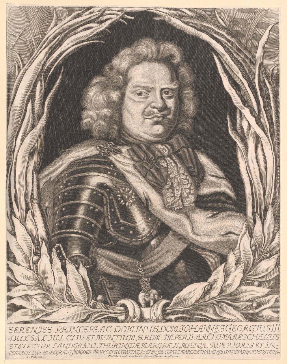 Électeur de Saxe Johann George III - Artist Unknown
