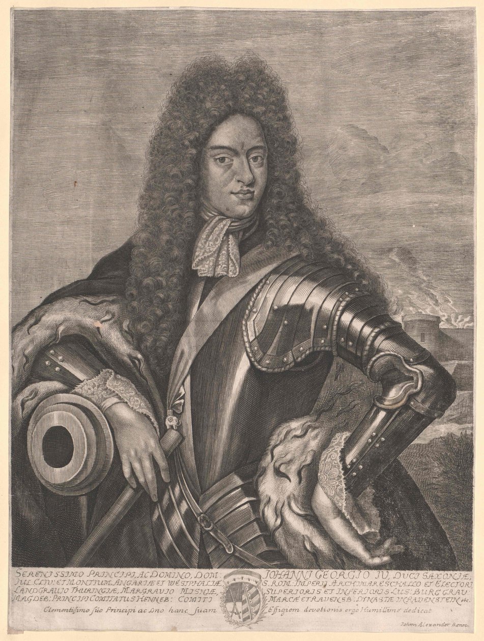 Electeur de Saxe Johann George IV - Artist Unknown