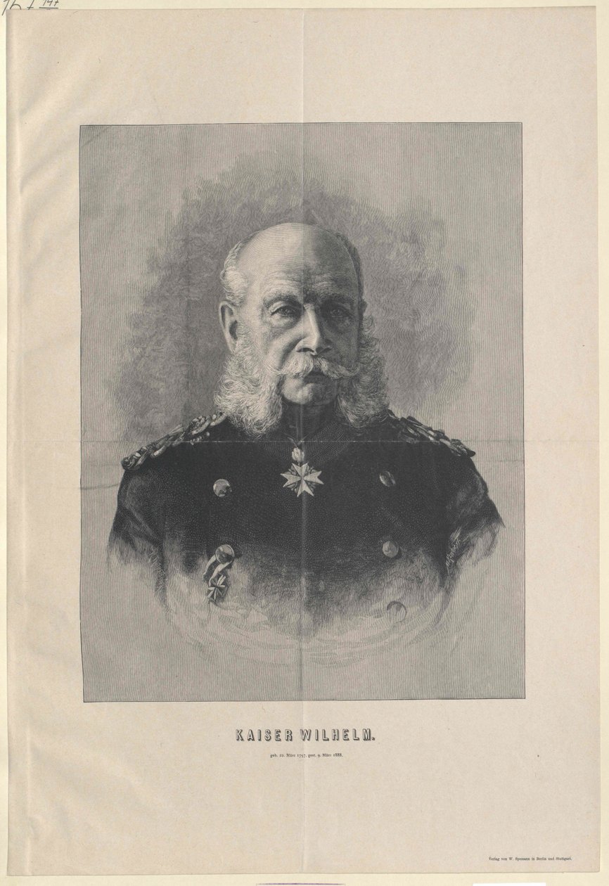 Empereur Guillaume I - Artist Unknown