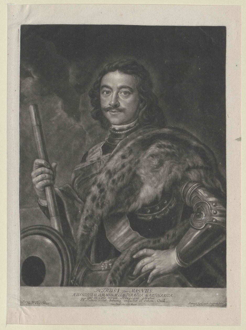 Empereur de Russie Pierre Ier le Grand - Artist Unknown