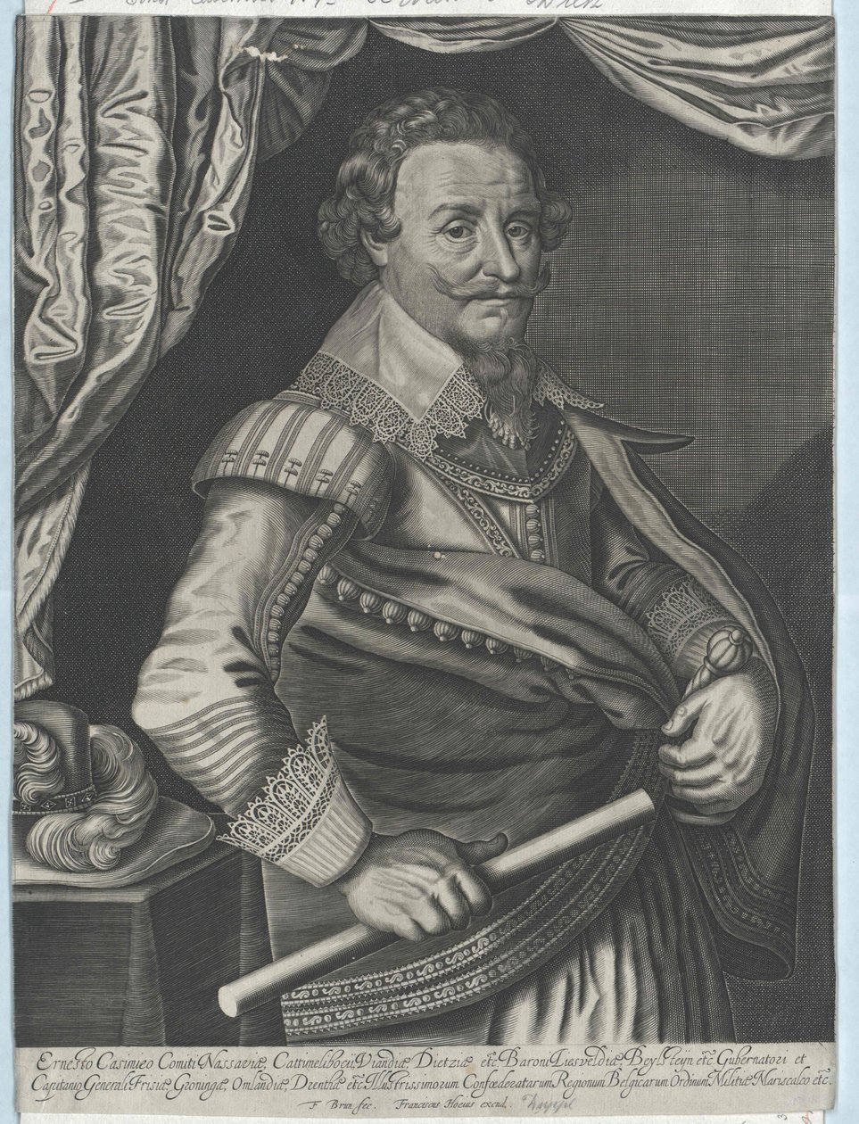 Ernst Casimir Comte de Nassau-Dietz - Artist Unknown