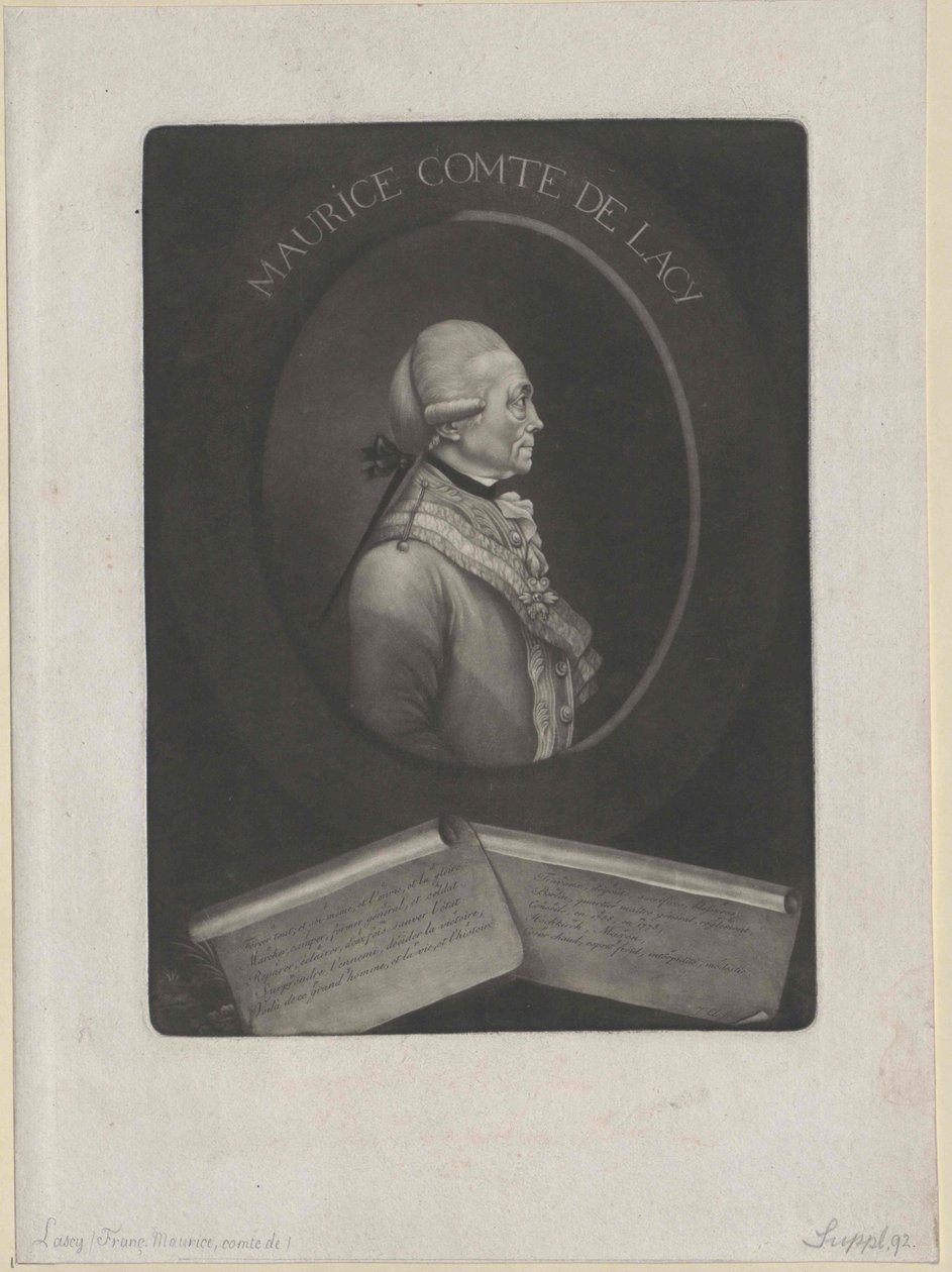 Franz Moritz compte Lacy (impression) - Artist Unknown