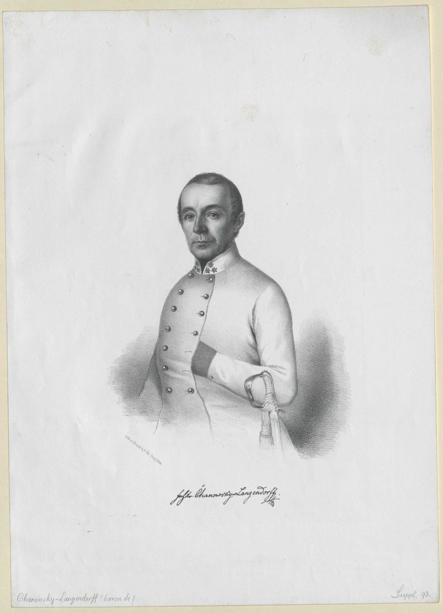 Franz Xavier baron Chanowsky-Langendorff - Artist Unknown