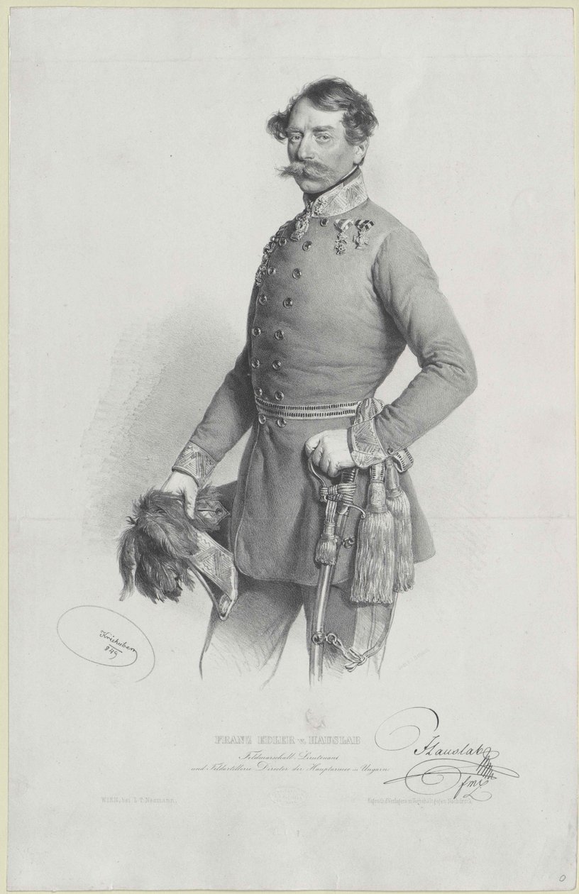 Franz knight Hauslab - Artist Unknown