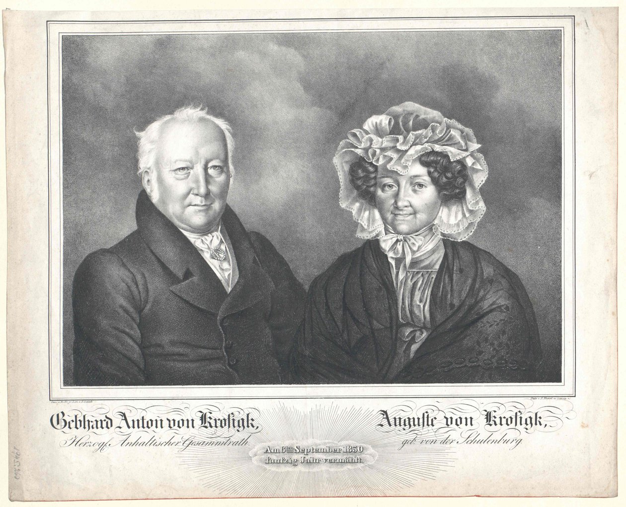 Gebhard Anton von Krosigk - Artist Unknown