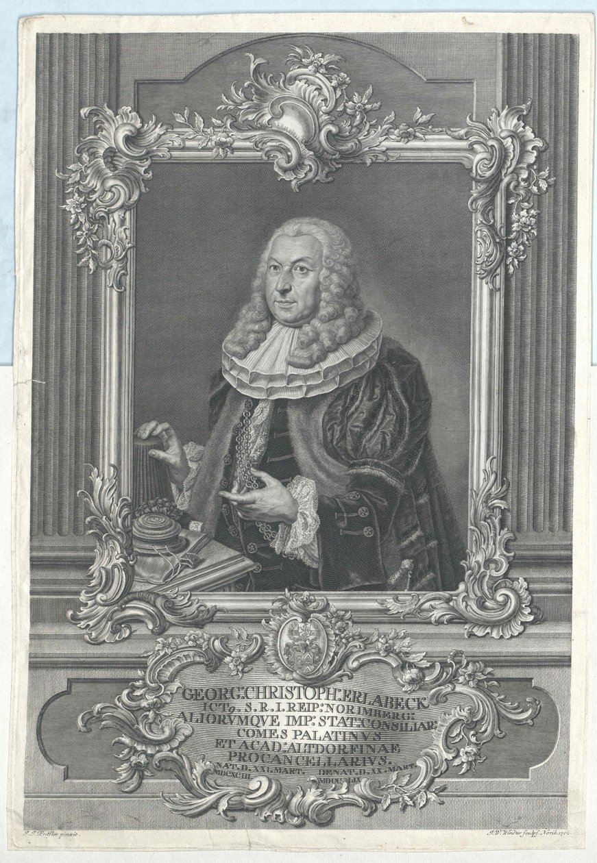 George Christoph Erlabeck - Artist Unknown