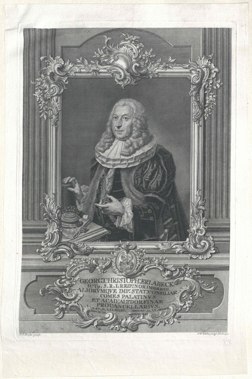 George Christoph Erlabeck - Artist Unknown