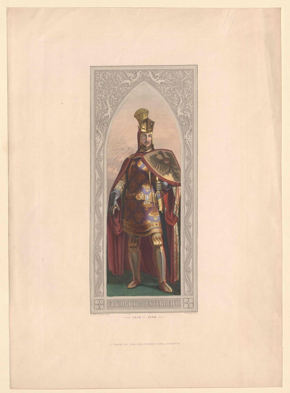 Le roi allemand Frédéric le Bel - Artist Unknown