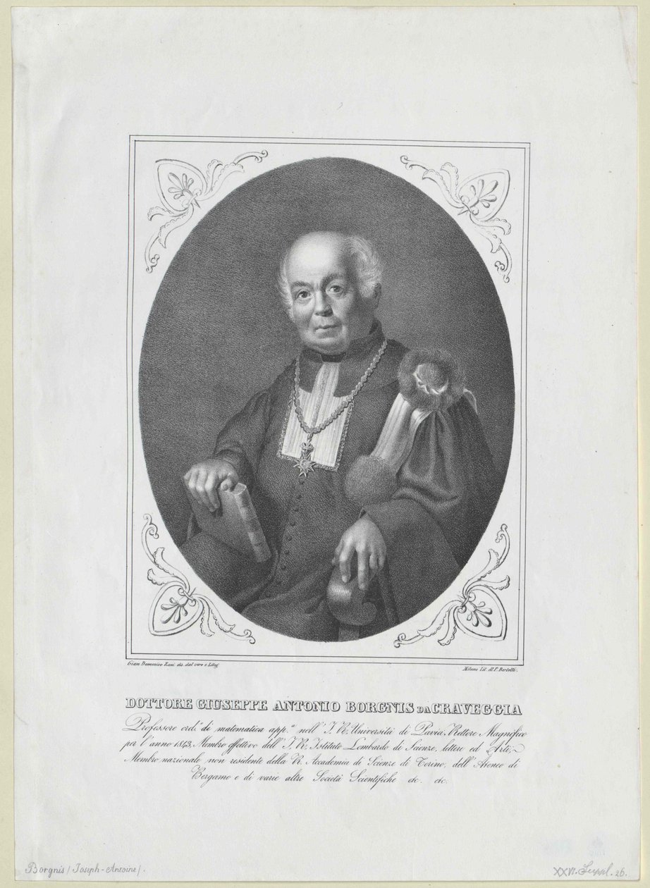 Giuseppe Antonio Borgnis - Artist Unknown