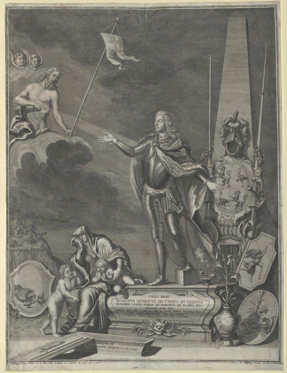 Henry compte Reuss à Obergreiz - Artist Unknown