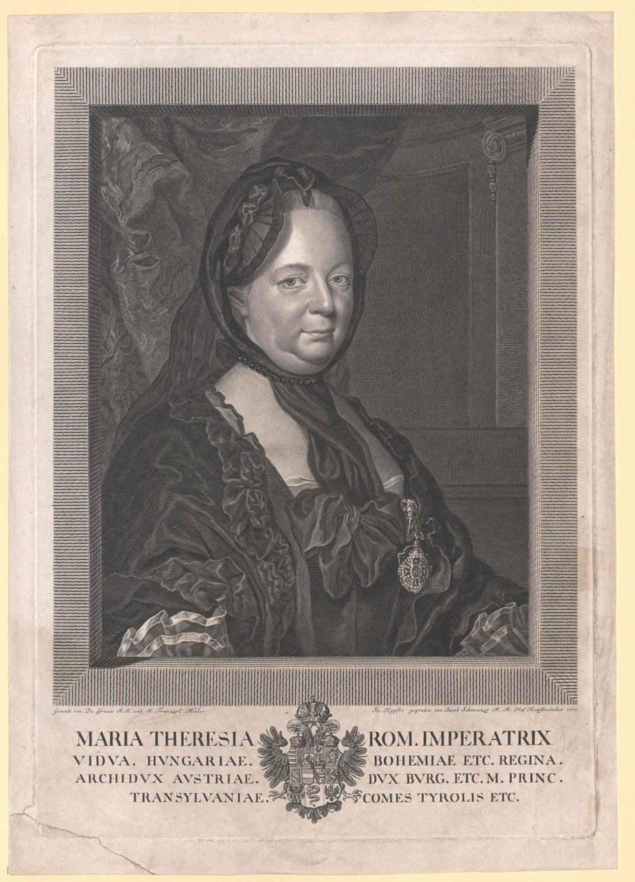 Impératrice du Saint-Empire Marie-Thérèse - Artist Unknown
