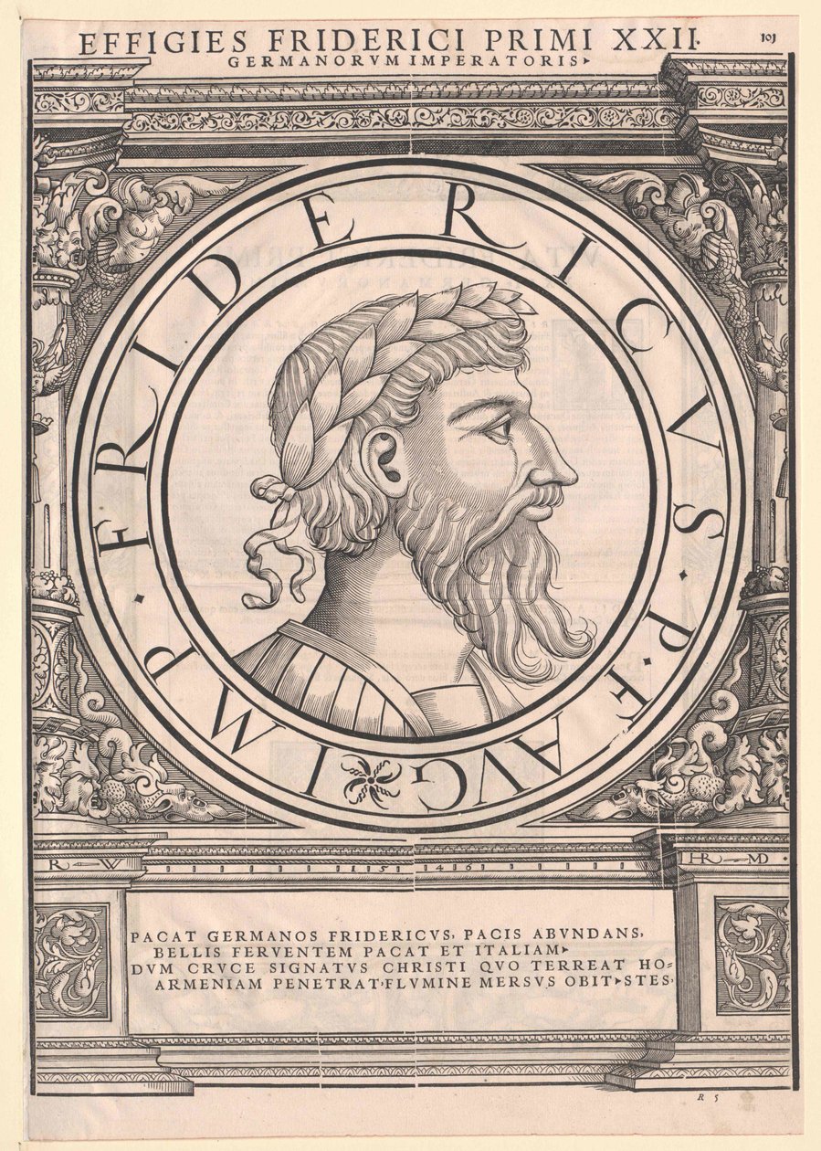 Empereur romain germanique Frédéric I Barberousse - Artist Unknown