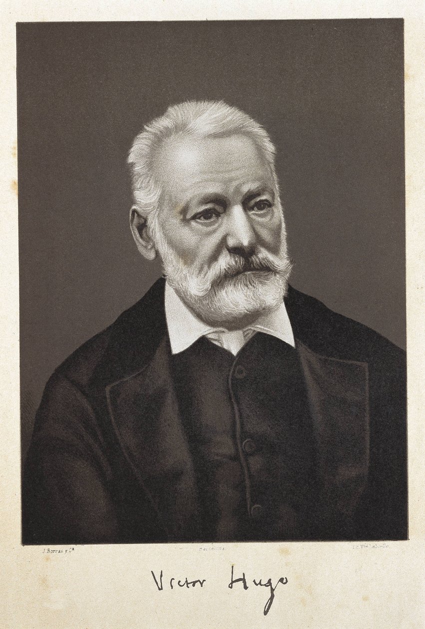 Hugo, Victor (1802-1885). Écrivain romantique français. Lithographie - Artist Unknown