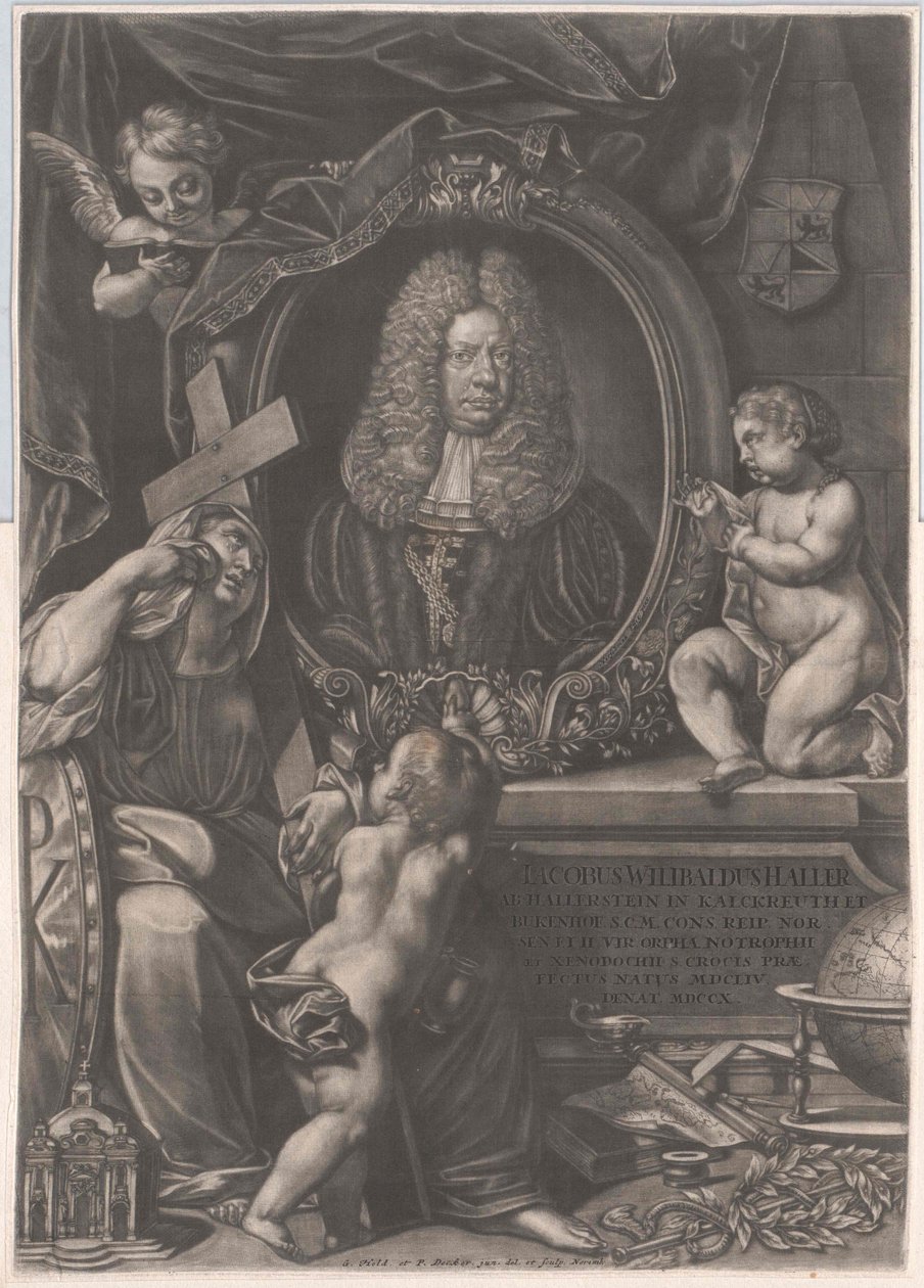 Jacob Wilibald Haller von Hallerstein (imprimé) - Artist Unknown