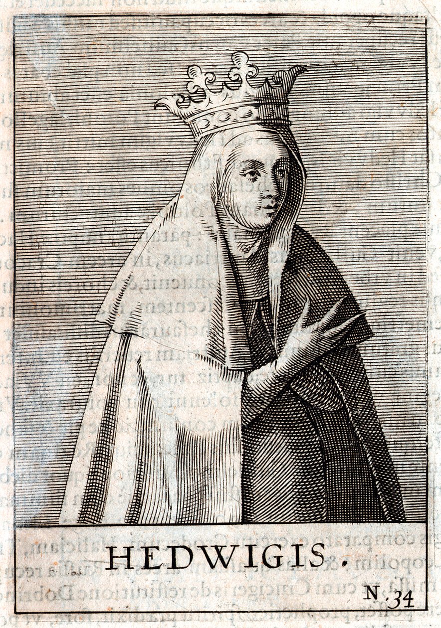 Jadwiga de Pologne (gravure) - Artist Unknown