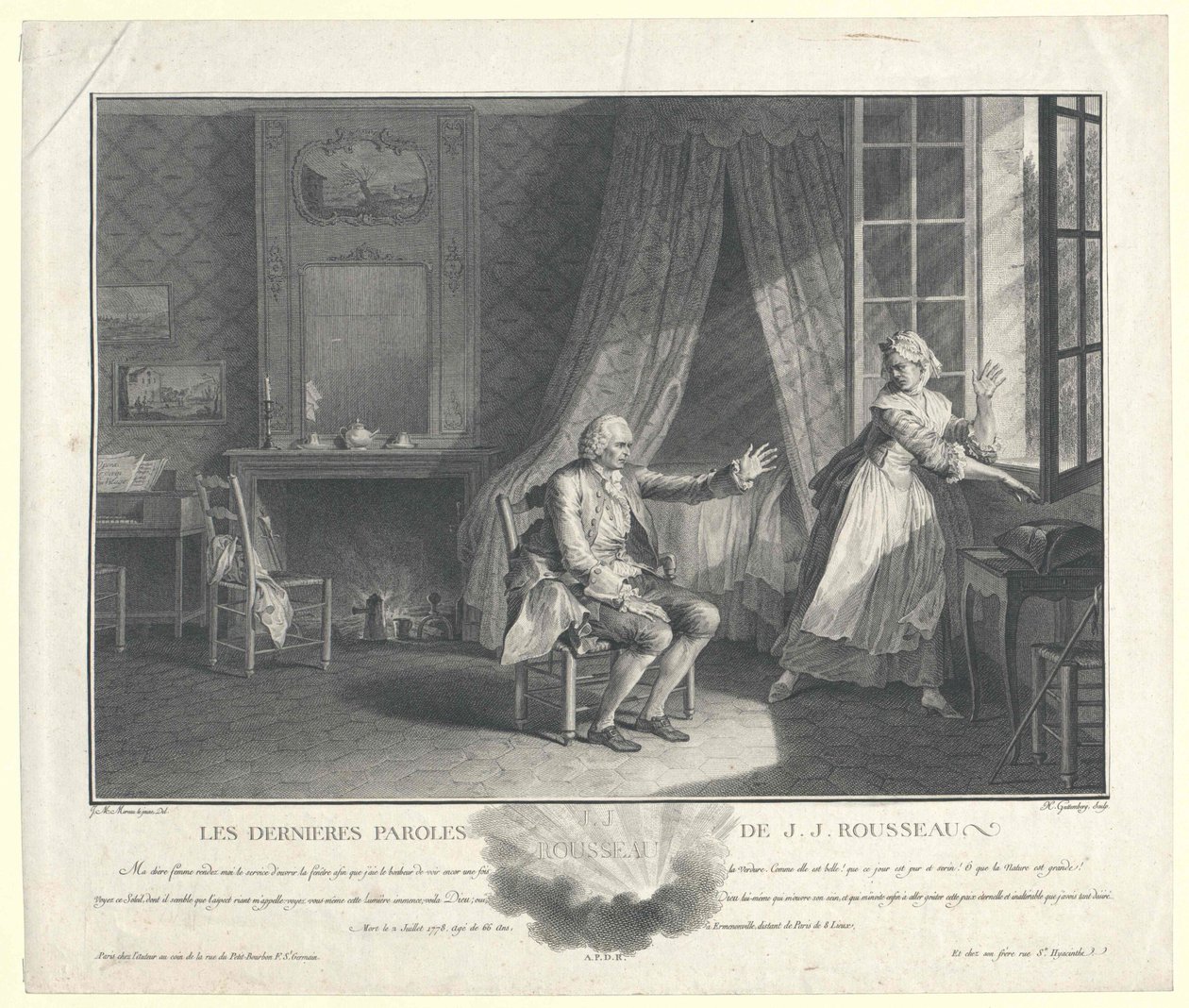 Jean Jacques Rousseau - Artist Unknown