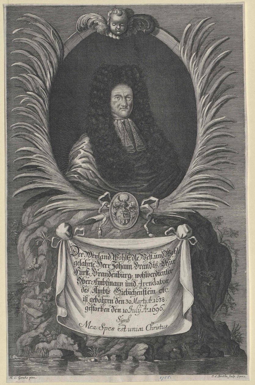 Johann Brandis (impression) - Artist Unknown