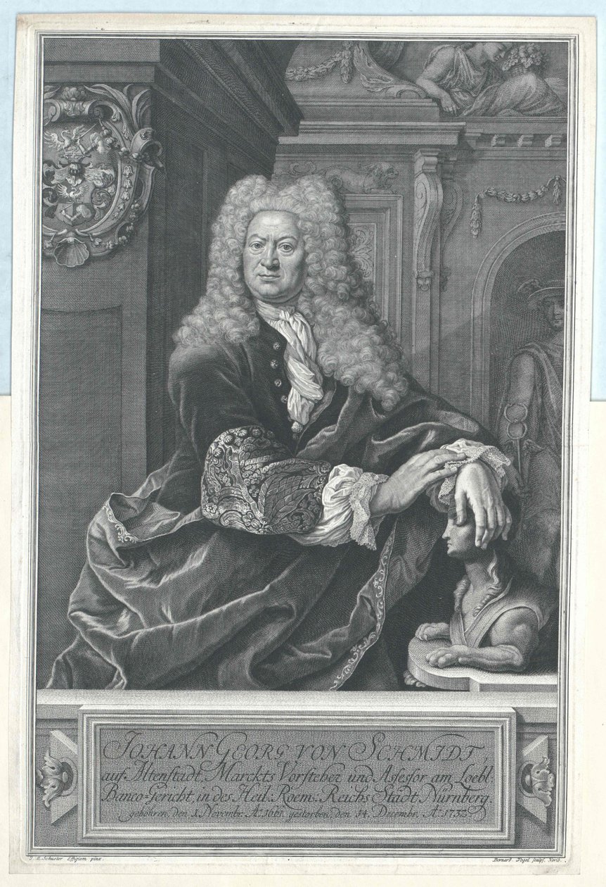 Johann Georg von Schmidt on Altenstadt - Artist Unknown