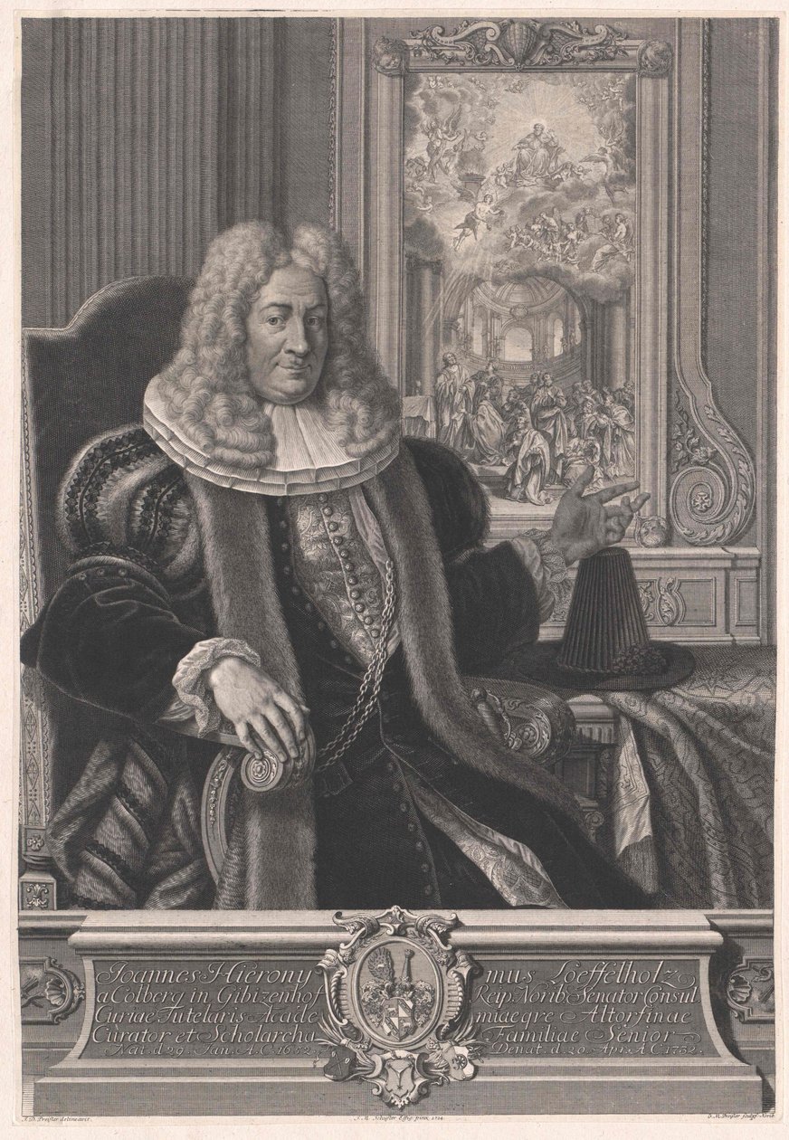 Johann Jerome Loeffelholz de Colberg - Artist Unknown