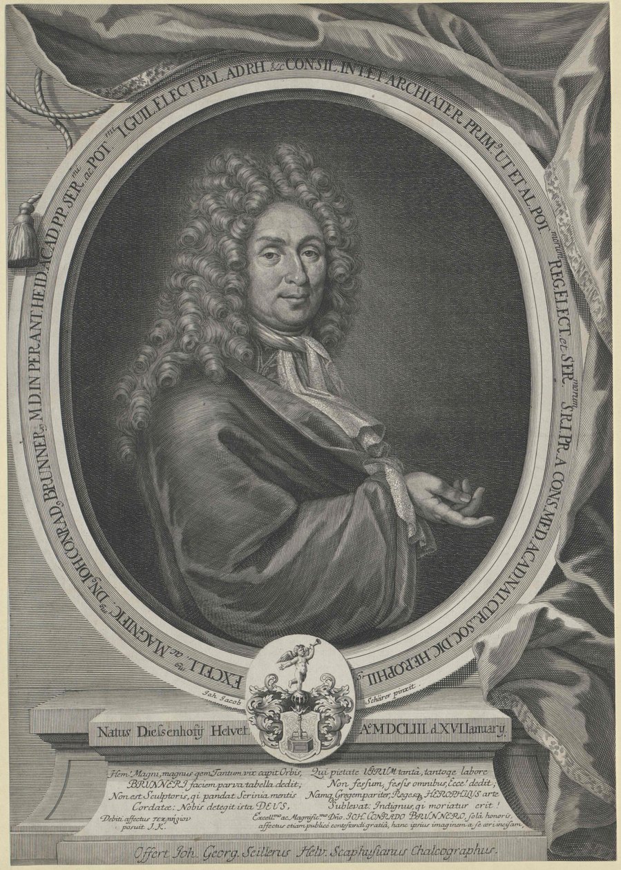 Johann Konrad Brunner (impression) - Artist Unknown