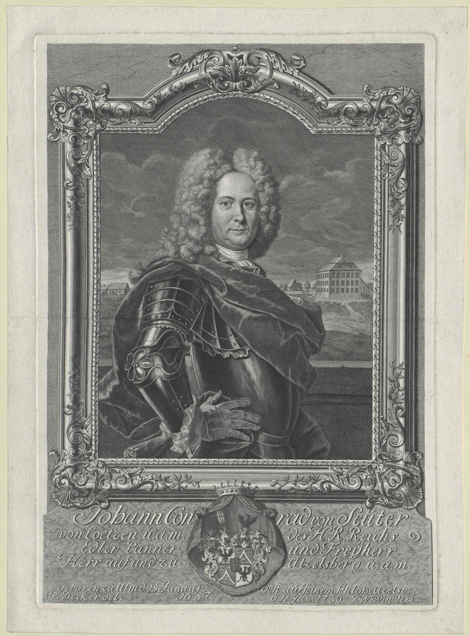 Johann Konrad baron Seutter-Loetzen - Artist Unknown