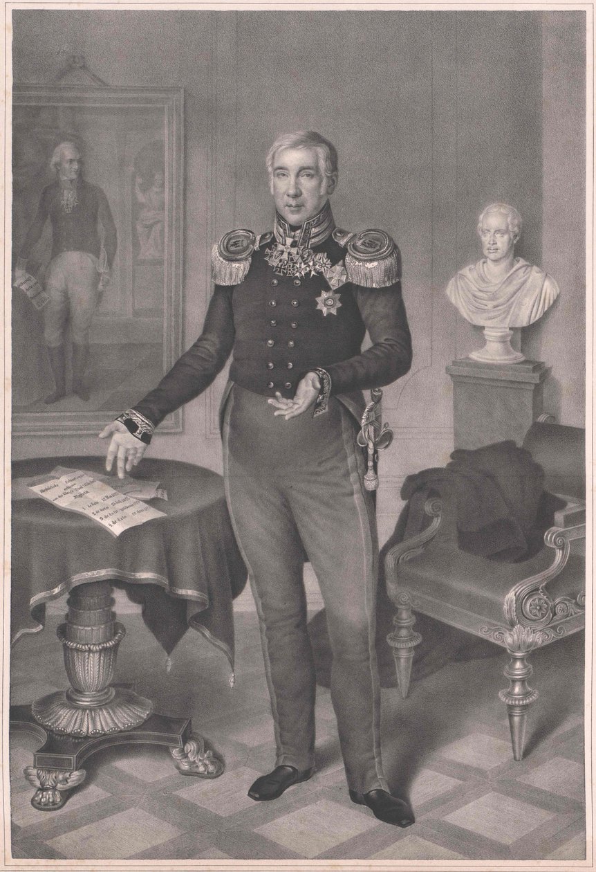 Johann Wilhelm von Wiebel - Artist Unknown