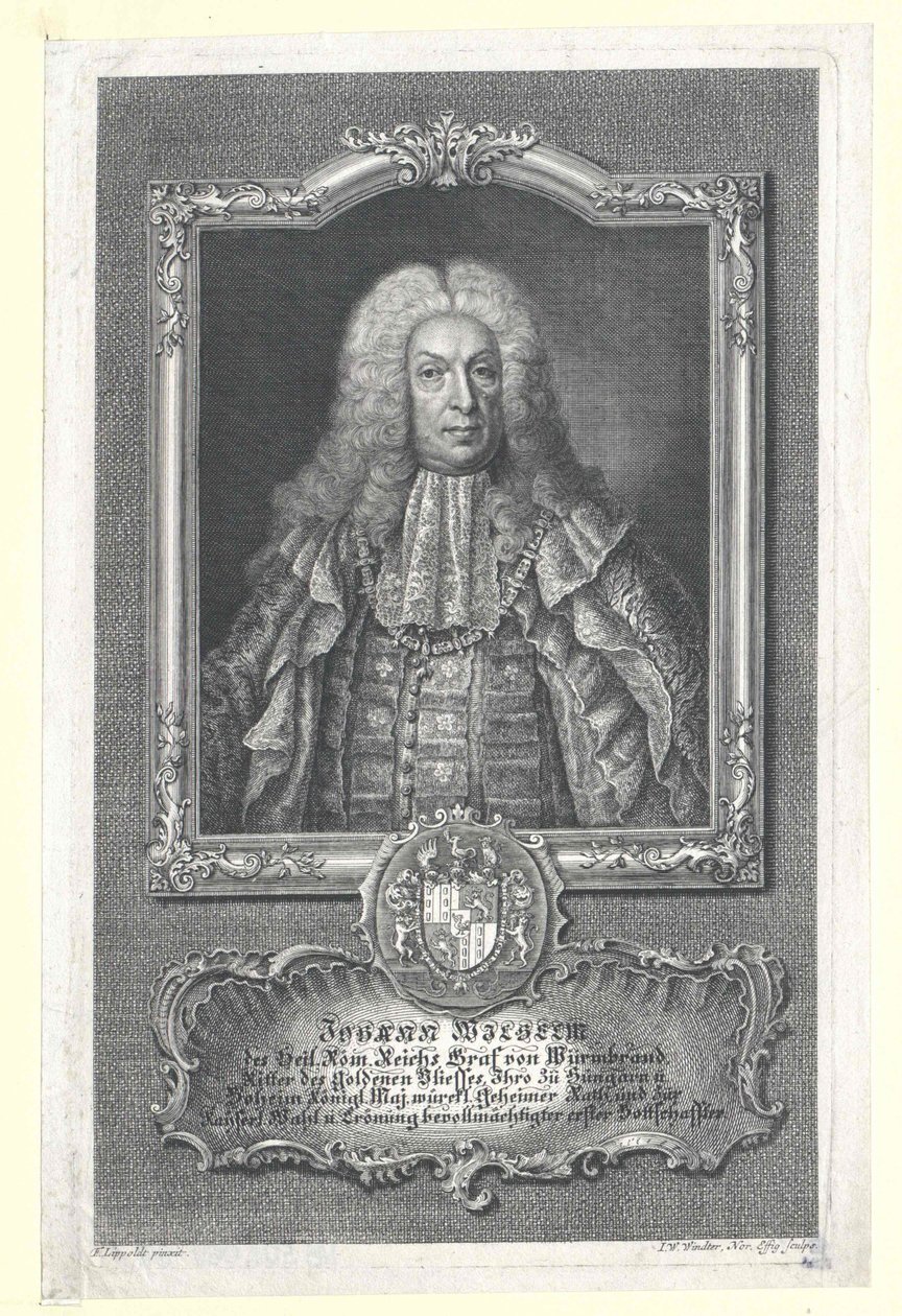 Johann William Comte de Wurmbrand-Stuppach (impression) - Artist Unknown