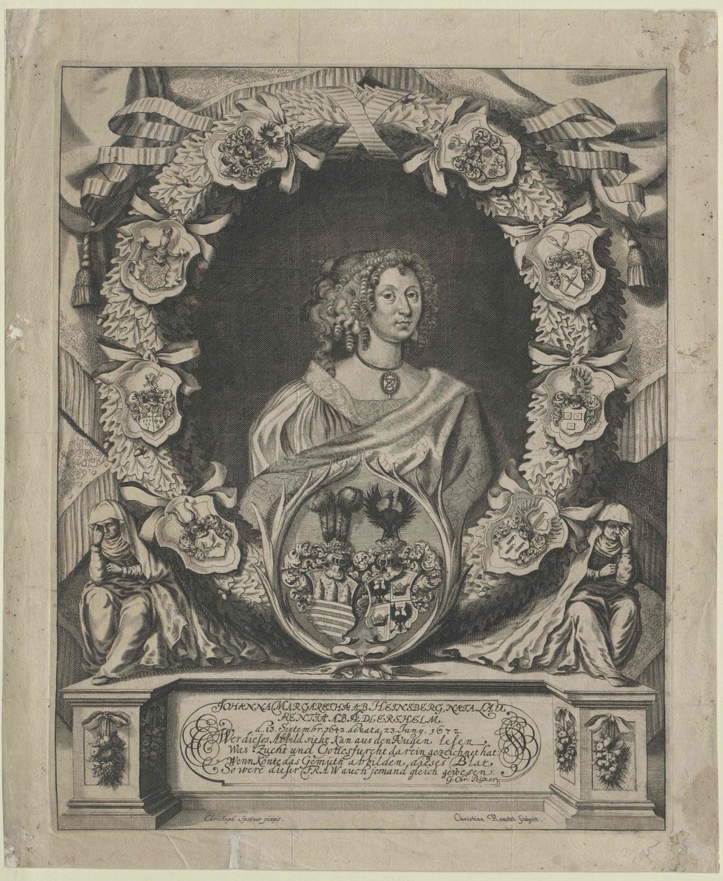 Johanna Margaretha von Lorenz-Adlershelm (impression) - Artist Unknown