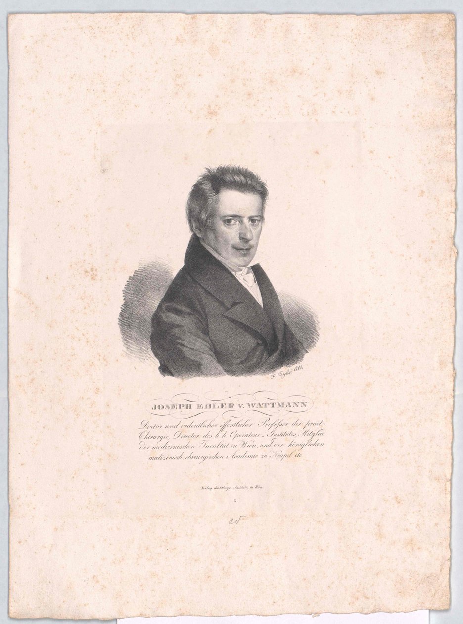 Joseph Baron Wattmann-Maelcamp-Beaulieu (print) - Artist Unknown