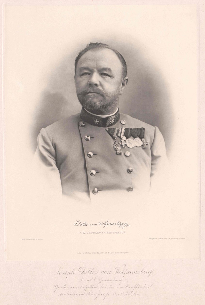 Joseph von Doeller-Wolframsberg (impression) - Artist Unknown
