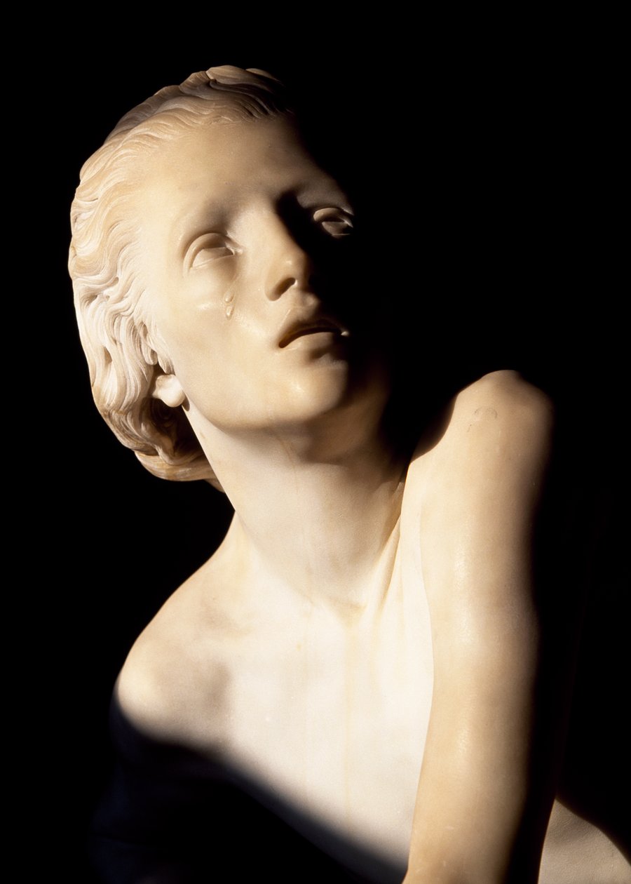 Juliette Capulet, détail de la statue, tombeau de Juliette, ancien couvent de Saint-François, Corso, Vérone (Liste du patrimoine mondial de l