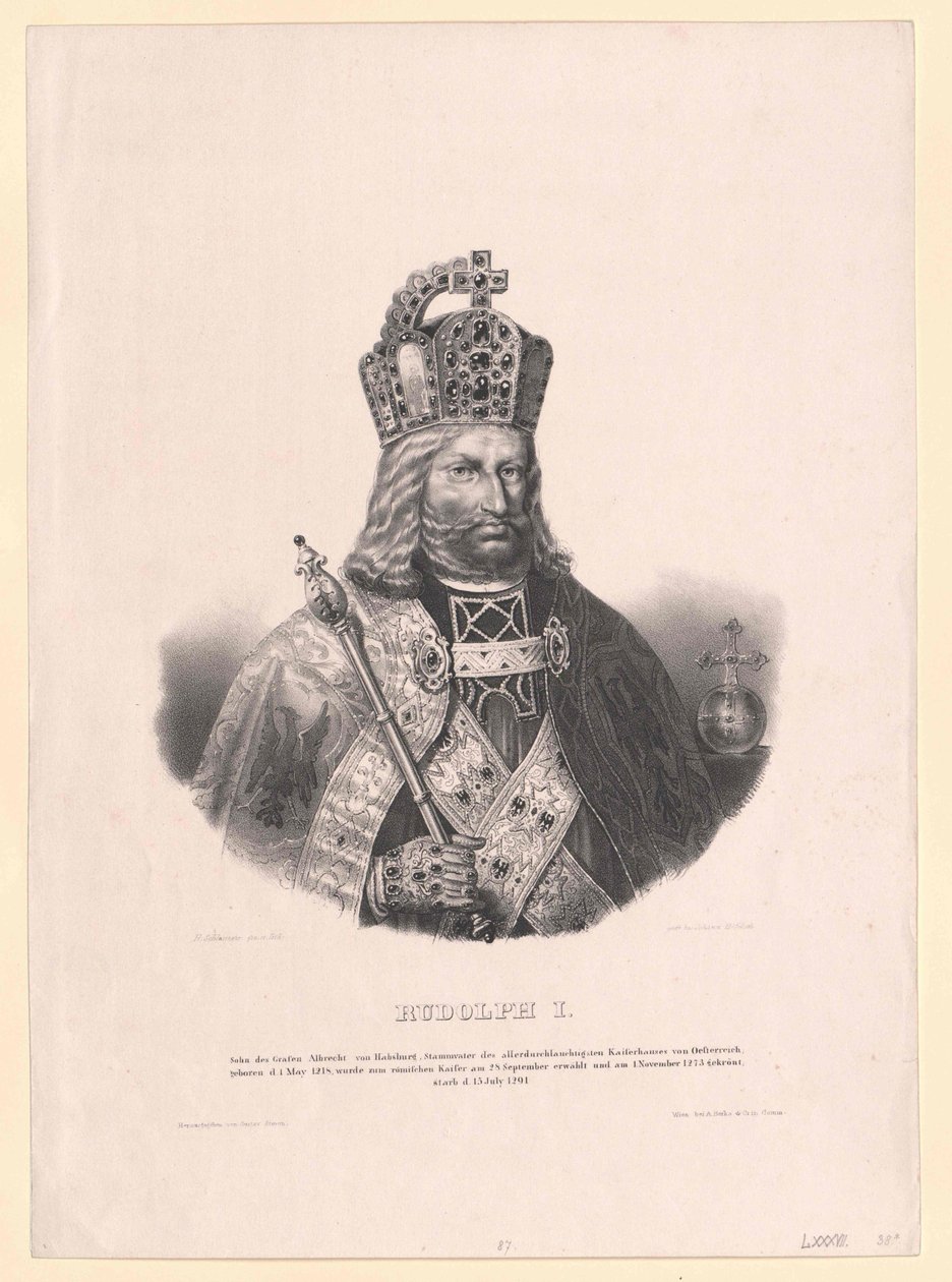 Le roi Rodolphe Ier de Habsbourg - Artist Unknown