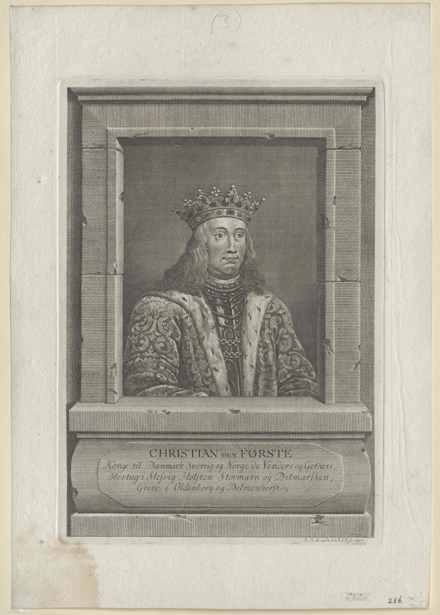 Roi du Danemark Christian Ier - Artist Unknown