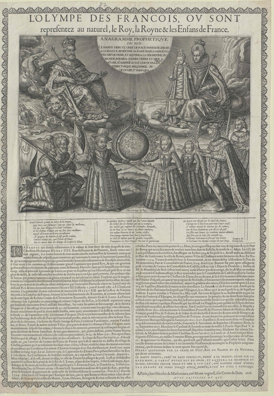 Roi de France Henri IV - Artist Unknown