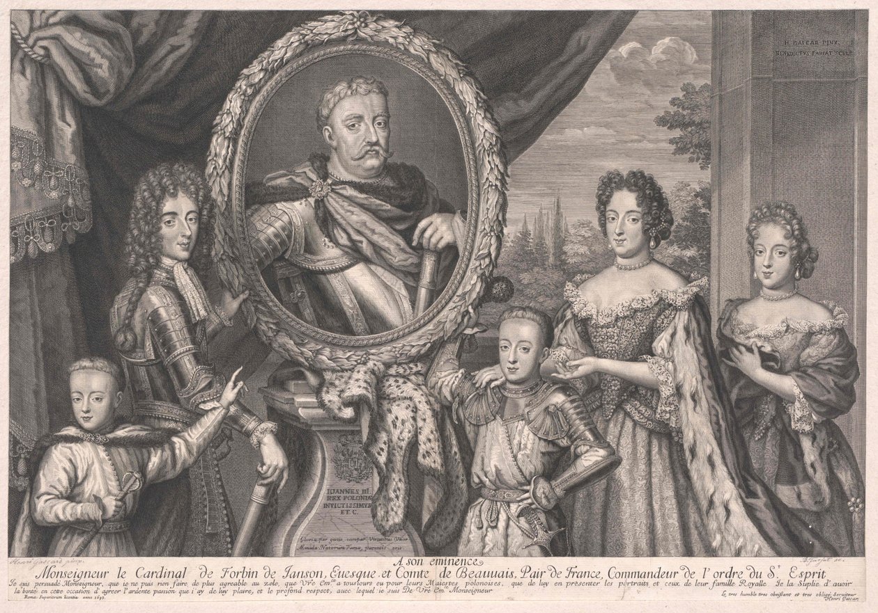 Roi de Pologne Johann III Sobieski (impression) - Artist Unknown