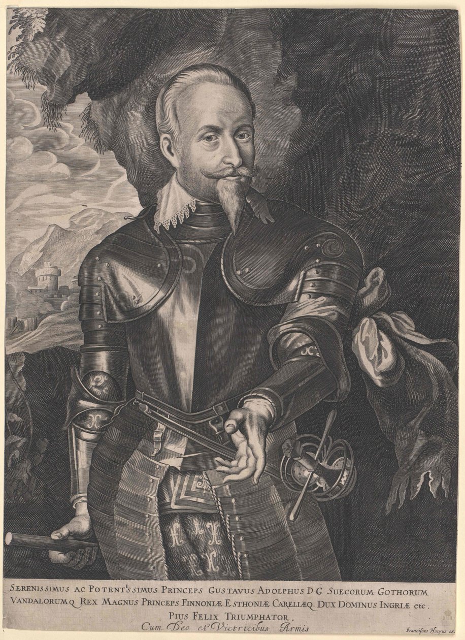 Roi de Suède Gustavus Adolphus de Suède - Artist Unknown