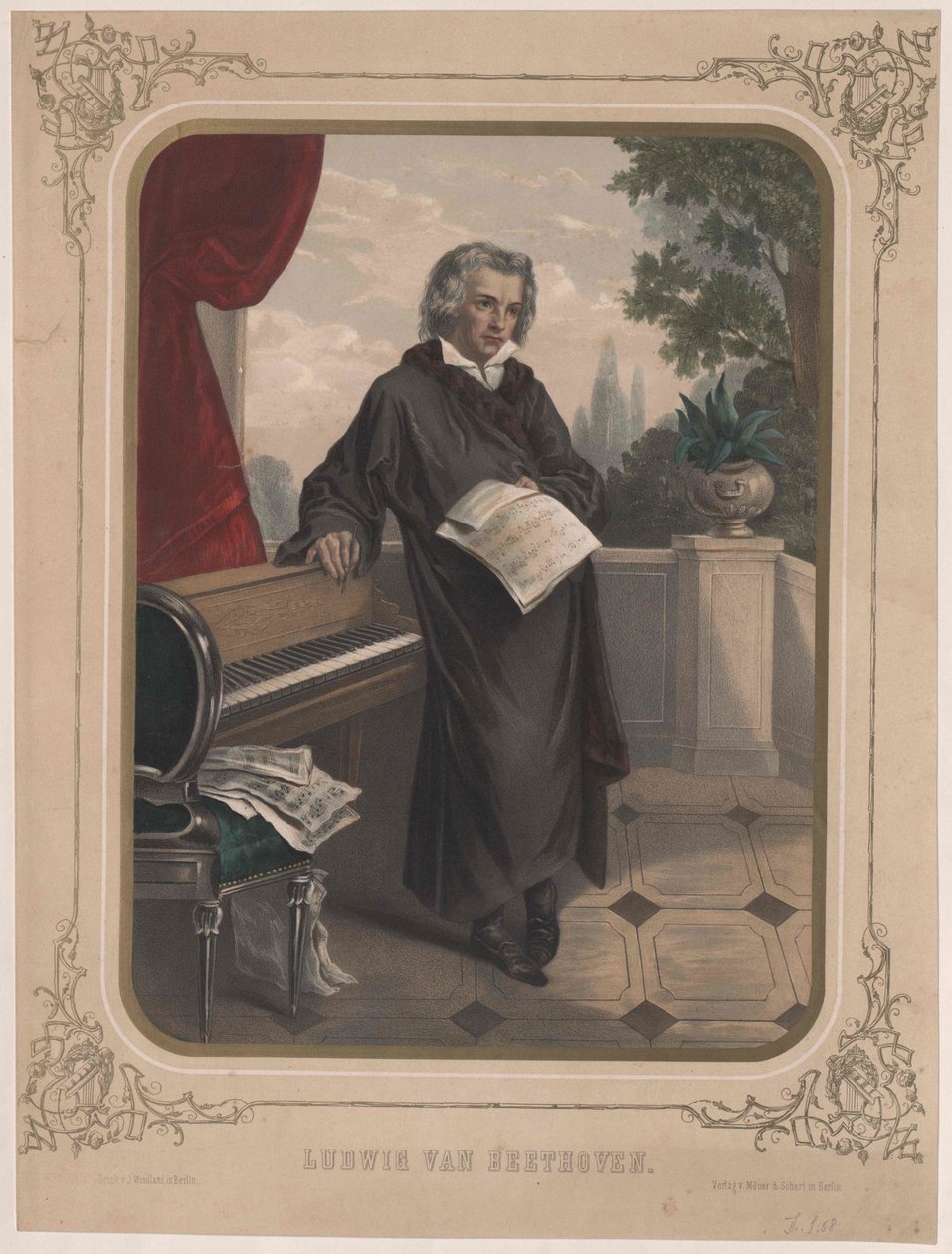 Ludwig van Beethoven - Artist Unknown