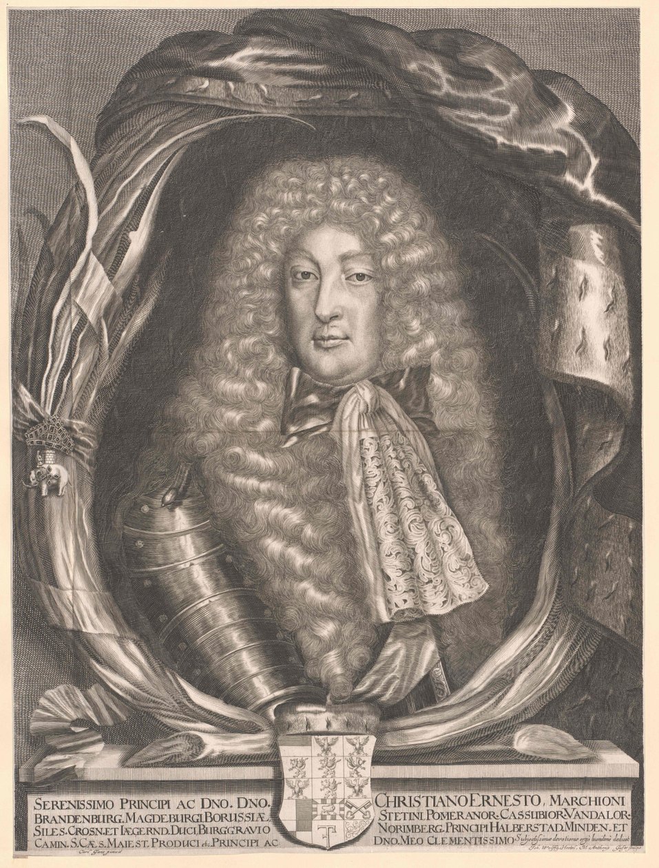 Margrave de Brandebourg-Bayreuth Christian Ernst - Artist Unknown