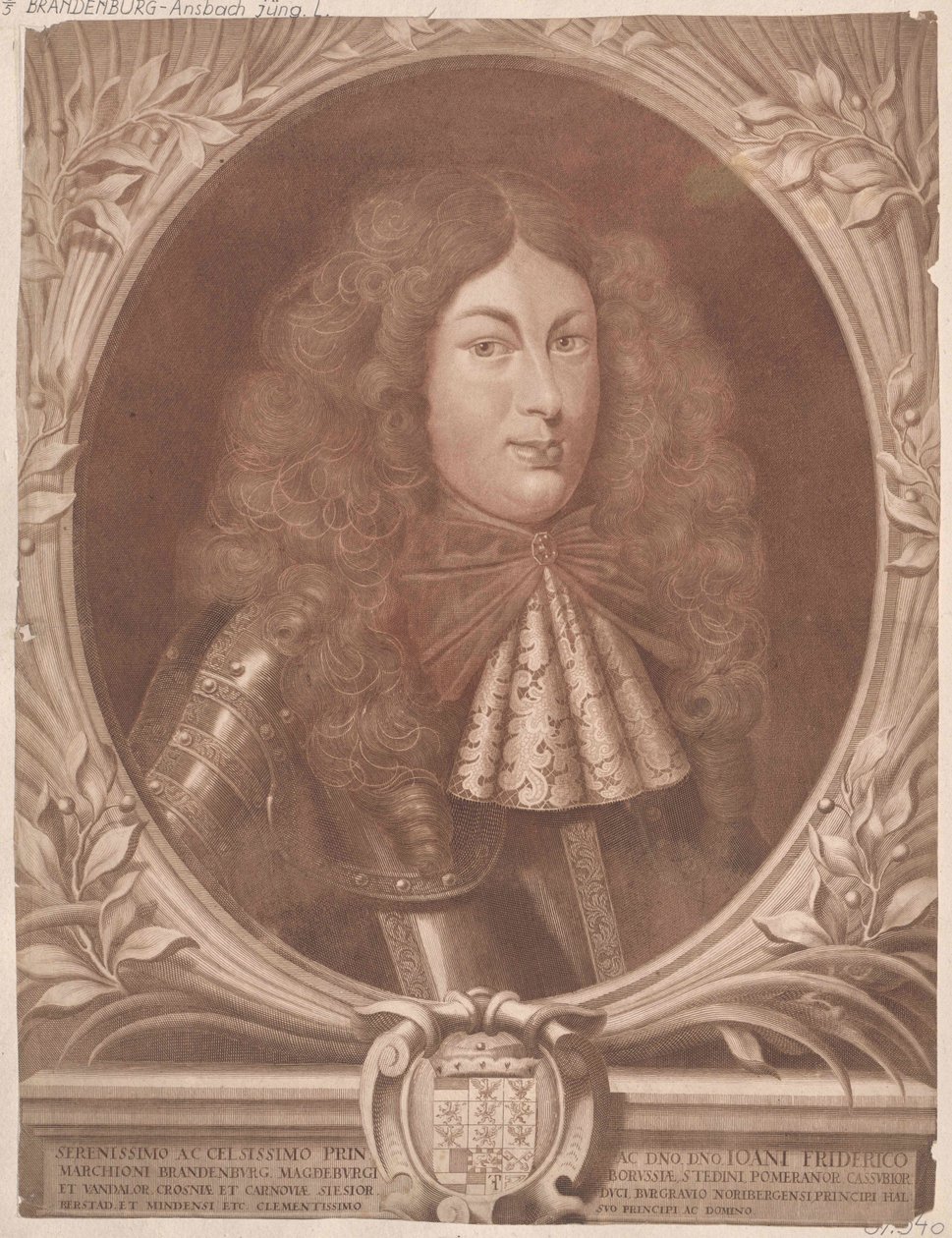 Margrave von Brandenburg-Ansbach Johann Friedrich - Artist Unknown