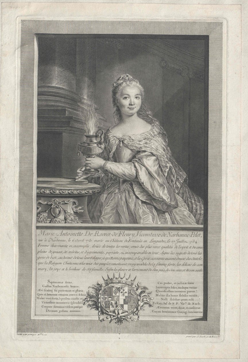 Marie Diane Antoinette de Rosset de Rocozel de Fleury - Artist Unknown
