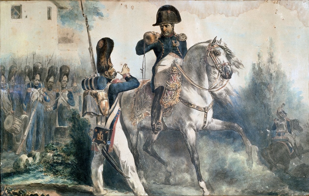 Napoléon Ier Bonaparte : "Après vous, Sire" (impression en couleur) - Artist Unknown