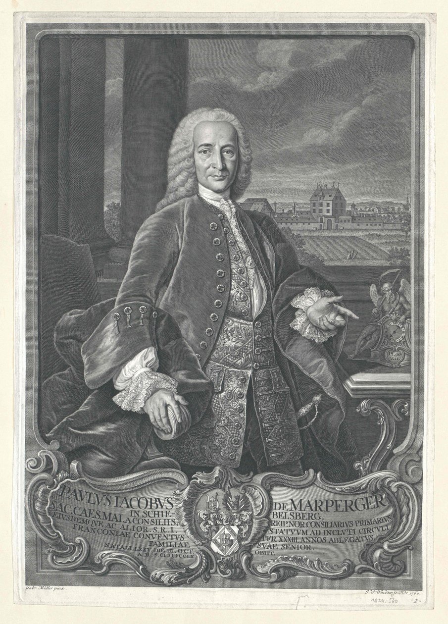 Paul Jakob von Marperger - Artist Unknown