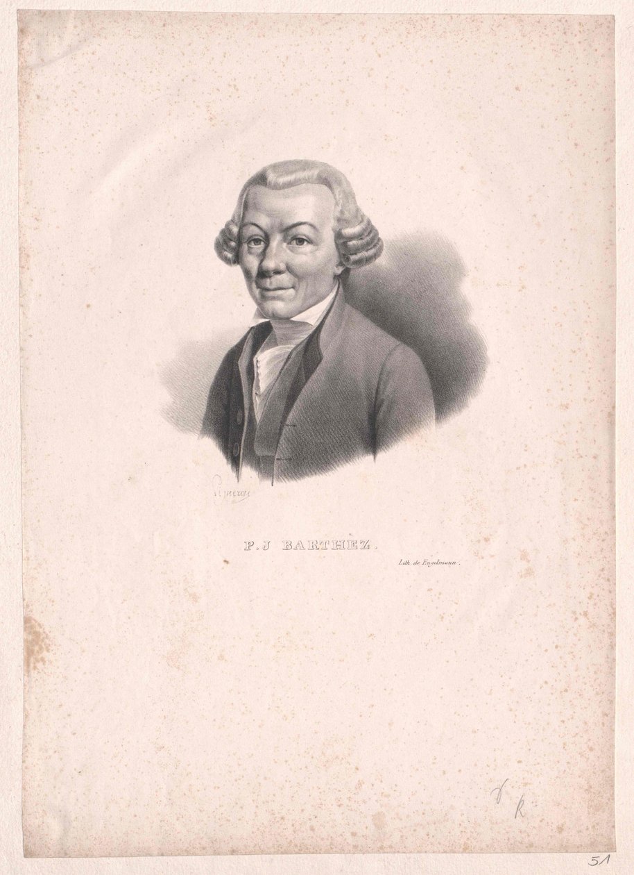 Paul Joseph Barthez - Artist Unknown
