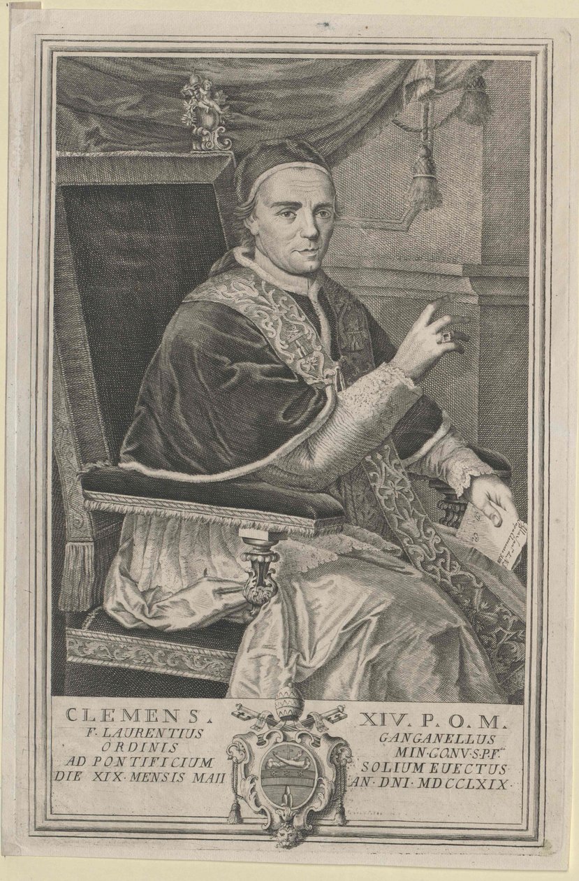 Pope Clement XIV - Artist Unknown