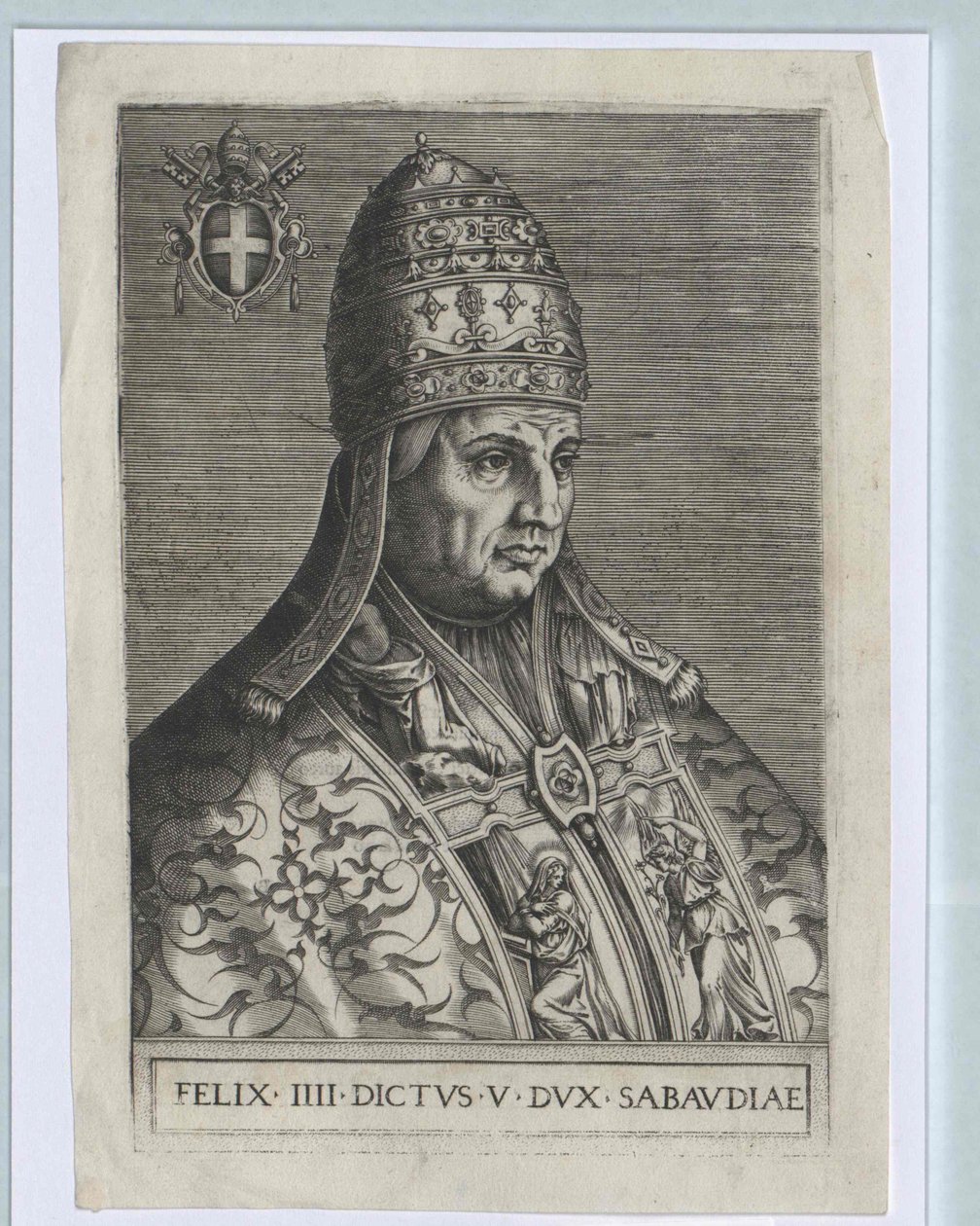 Pape Félix IV (impression) - Artist Unknown