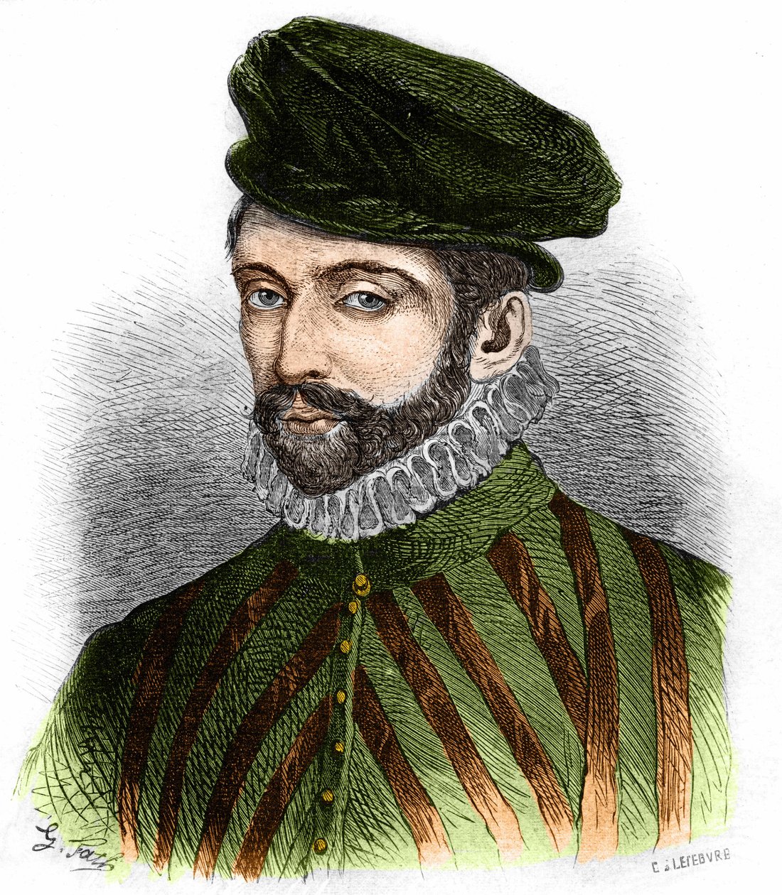 Portrait Nicolas de Neufville, seigneur de Villeroi, homme d