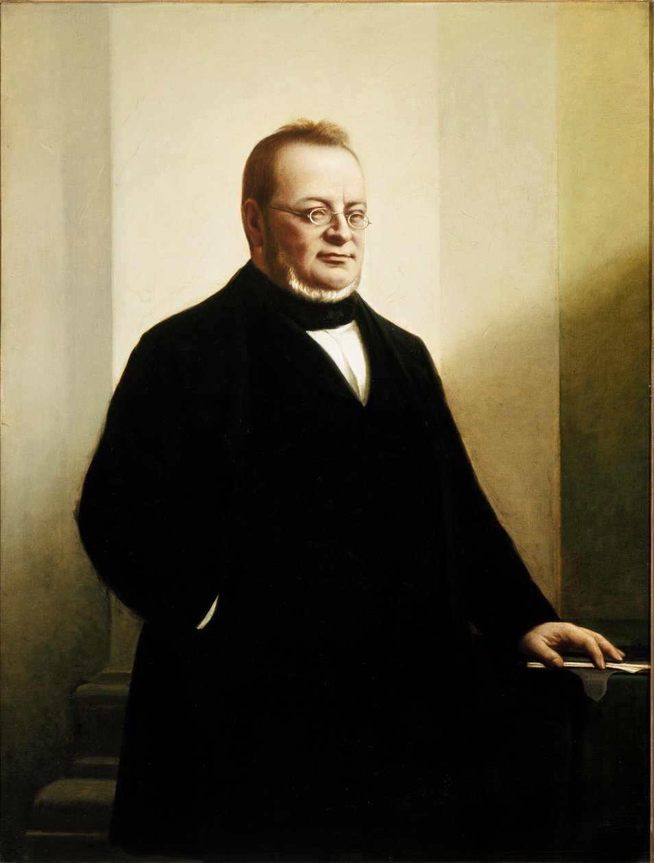 Portrait de Camillo Benso, comte de Cavour (huile sur toile)
