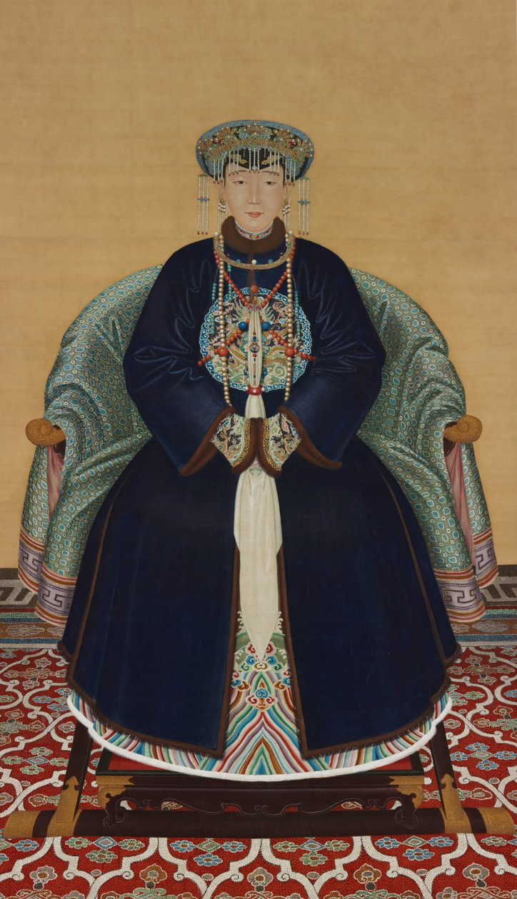 Portrait de Lady Wanyan, première épouse du prince Hongming (1705-1767) - Artist Unknown
