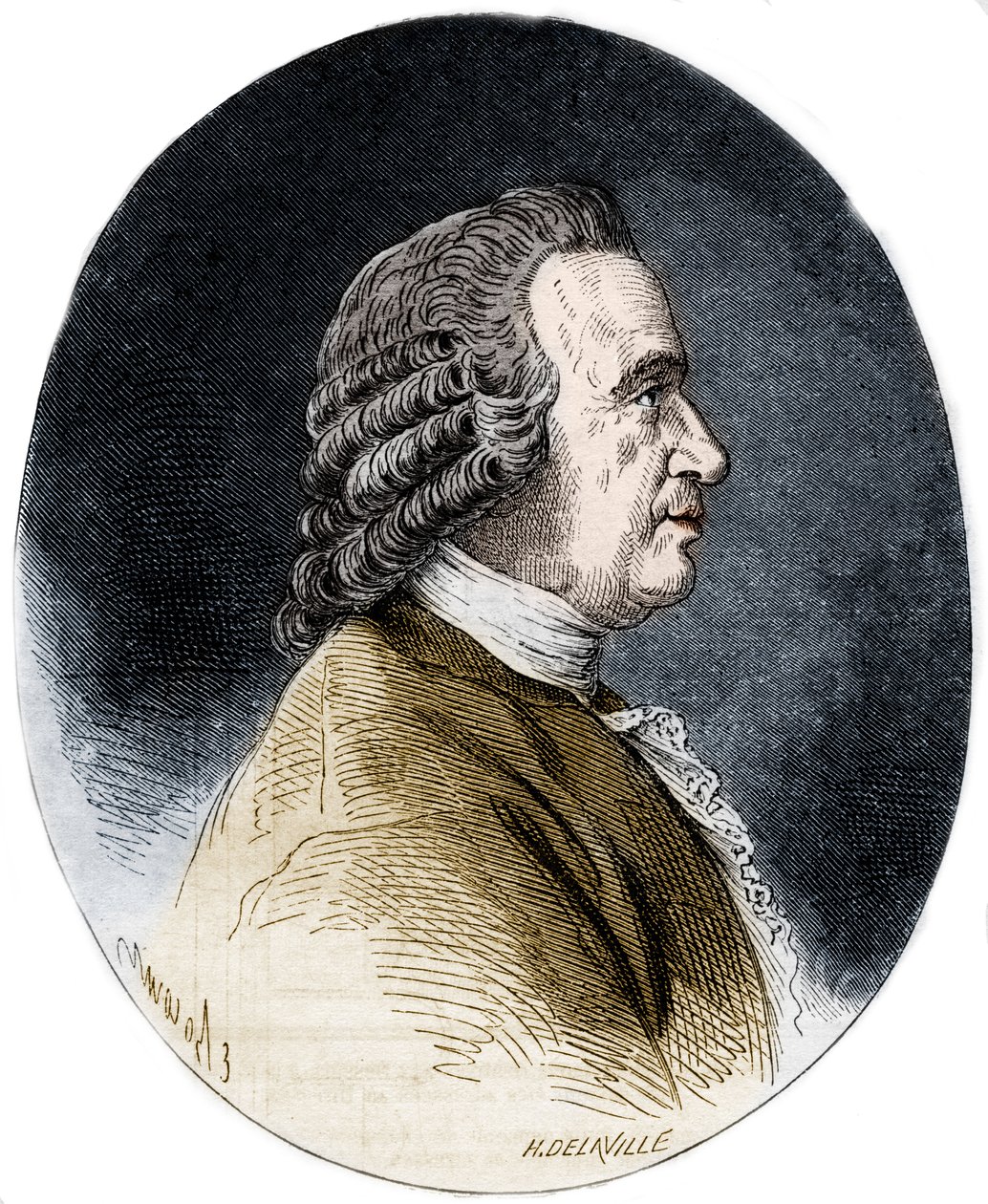 Portrait de Louis Jean Marie Daubenton, dit Daubenton, naturaliste français. - Artist Unknown