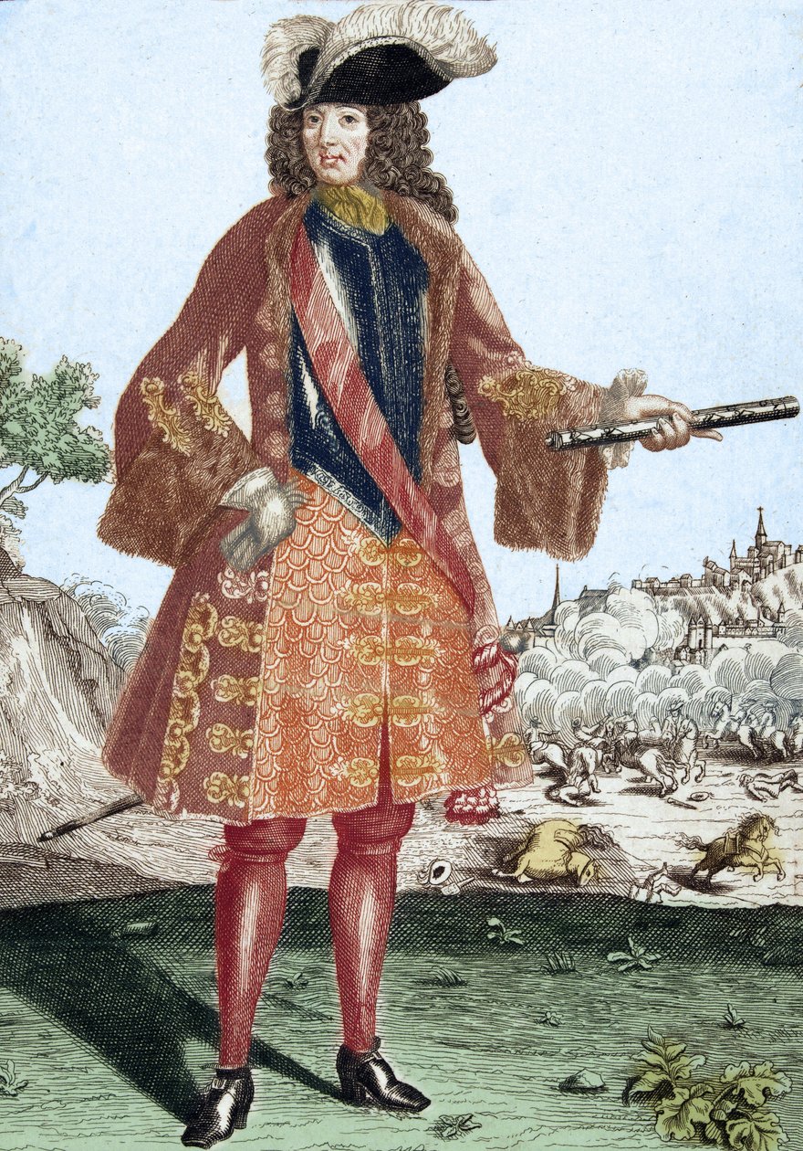 Portrait of Marshal Francois de Neufville, Duke of Villeroy - Francois de Neufville de Villeroy - Artist Unknown
